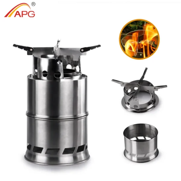 PhoenixFlame APG Compact Stainless Steel Backpacking Stove