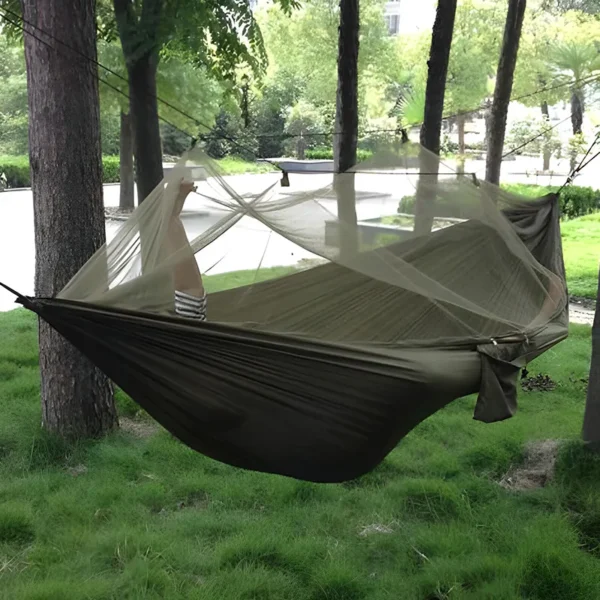 NatureNap Outdoor Hammock with Mosquito Net